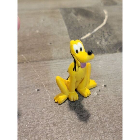 Disney pluto dog toy figure yellow - Picture 2 of 4